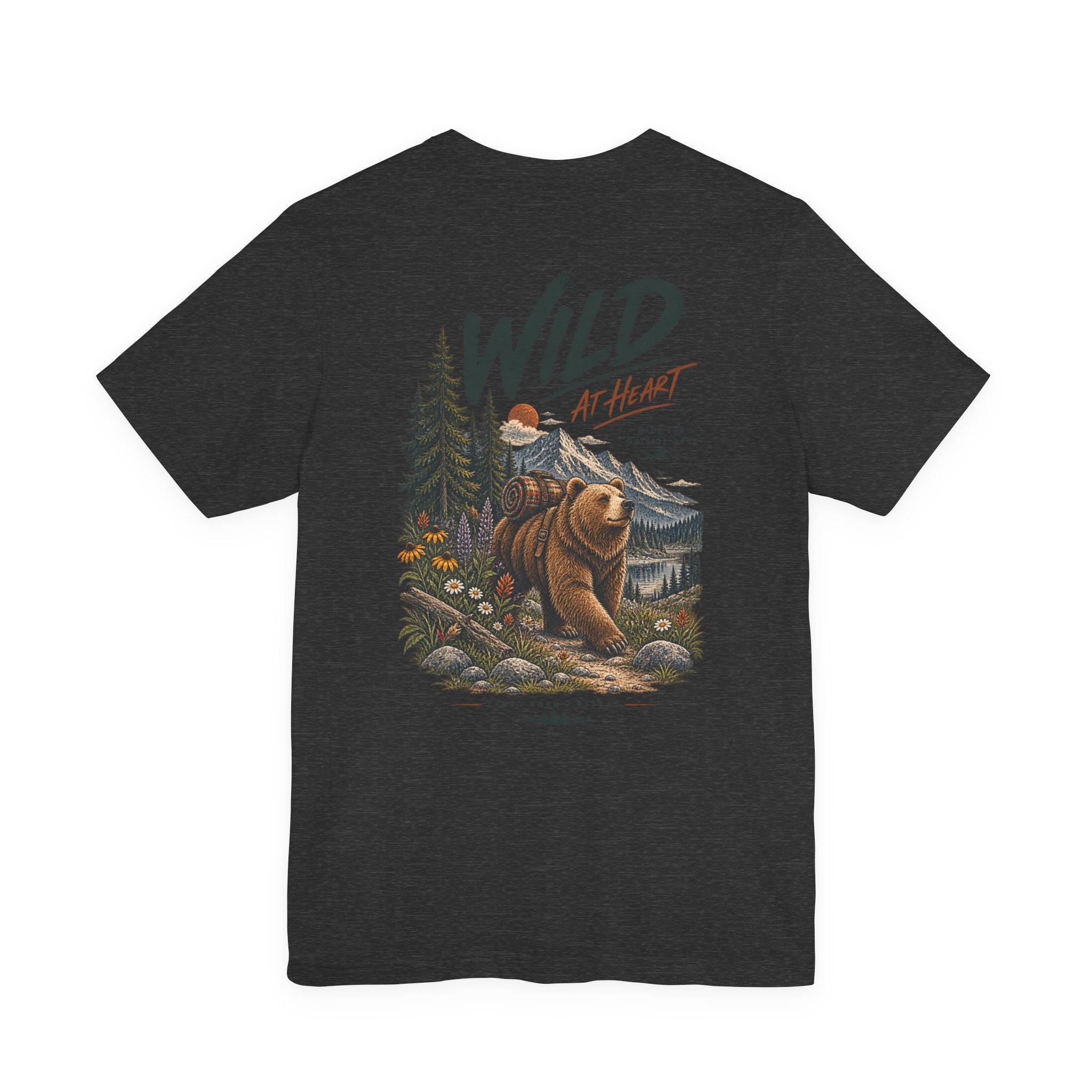 Wild at Heart Bear T-Shirt — Outdoor Nature Graphic Tee