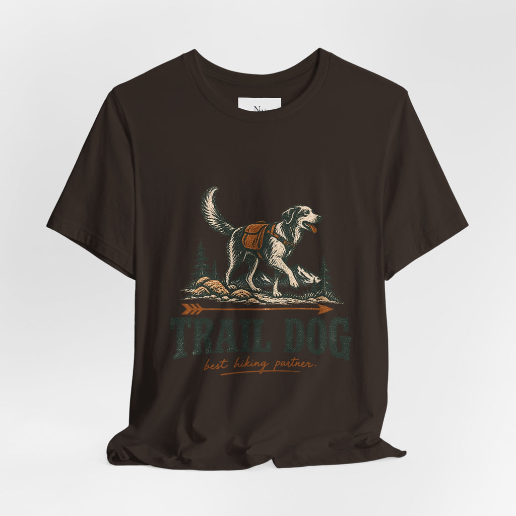 Trail Dog Tee — "Trails Are Better With Dogs" Outdoor Hiking Shirt