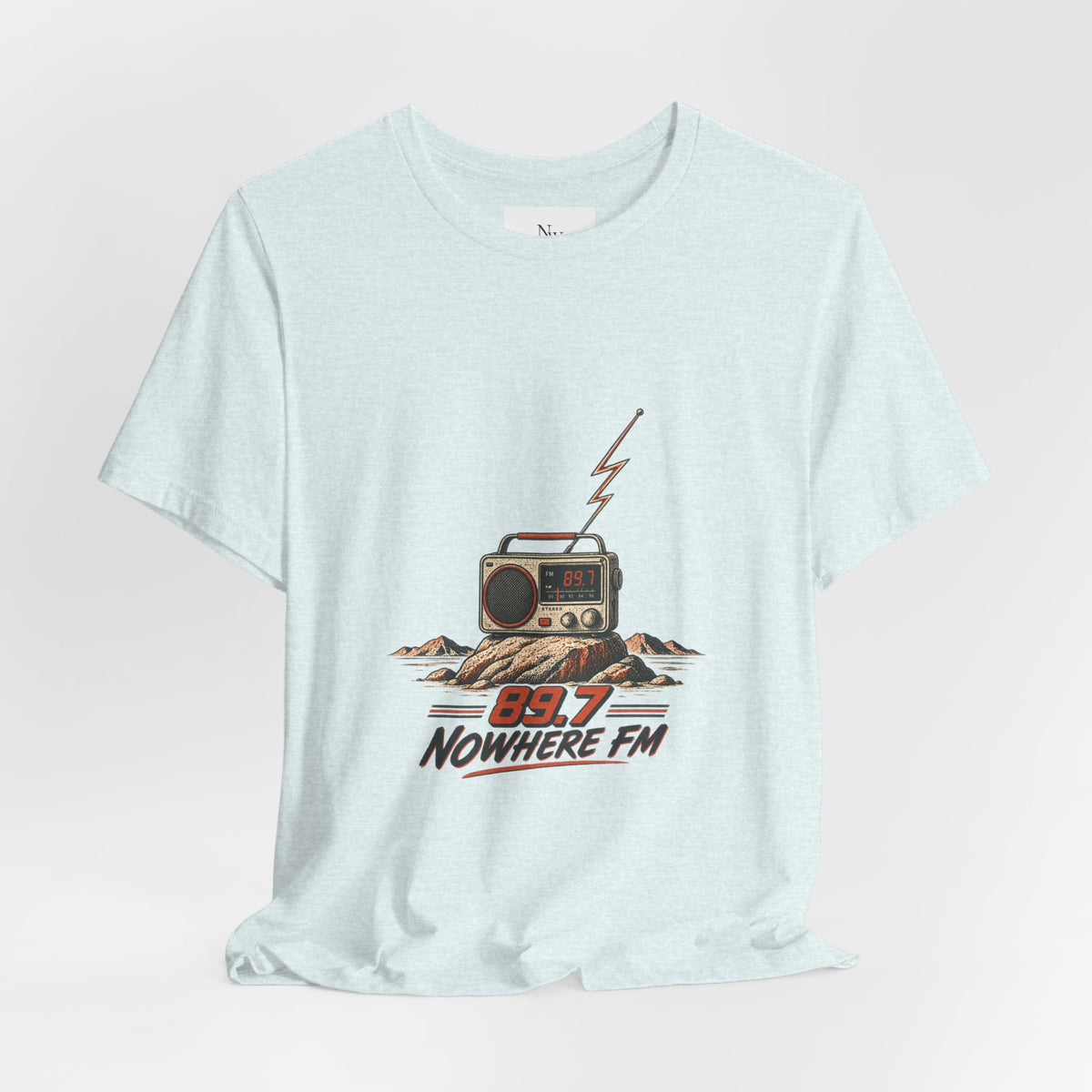Desert Radio Tee — '89.7 Nowhere FM' Vintage Desert Radio Graphic T-Shirt