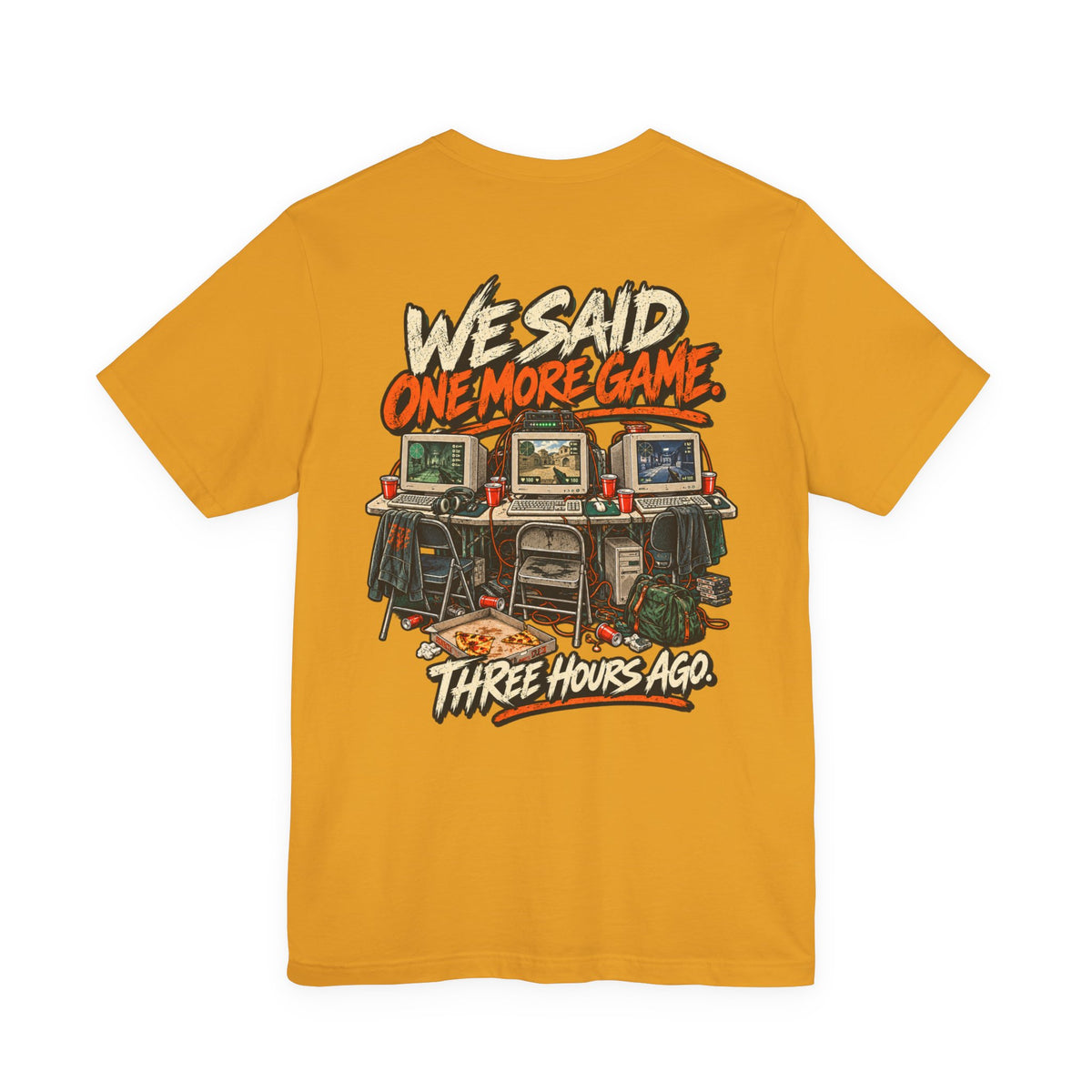 Gaming Tee — "One More Game" Retro LAN Party T-Shirt