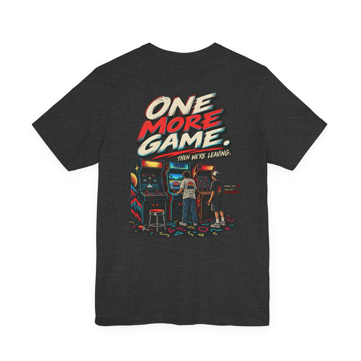 Insert Coin Arcade T‑Shirt — "One More Game" Retro Gaming Tee