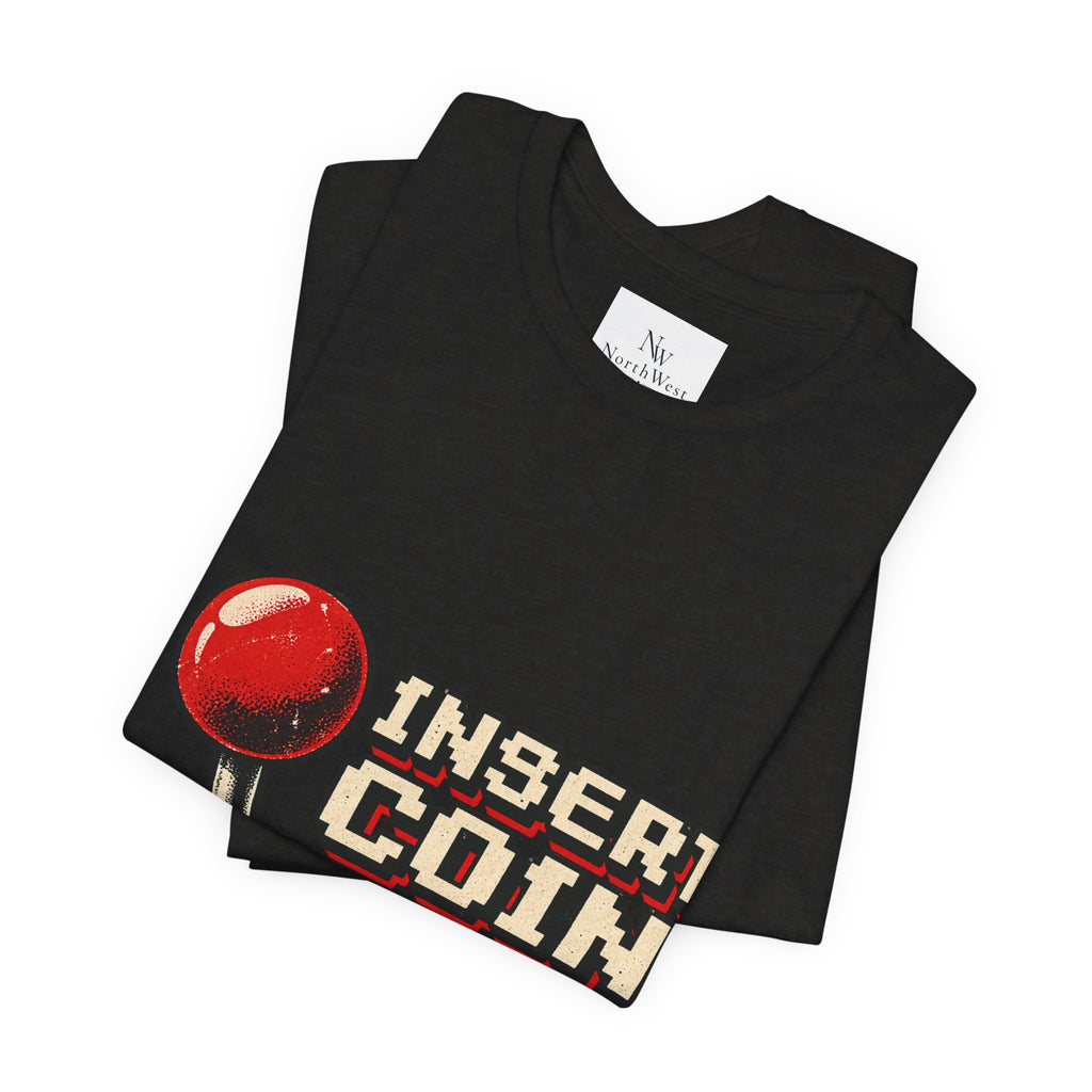 Insert Coin Arcade T‑Shirt — "One More Game" Retro Gaming Tee