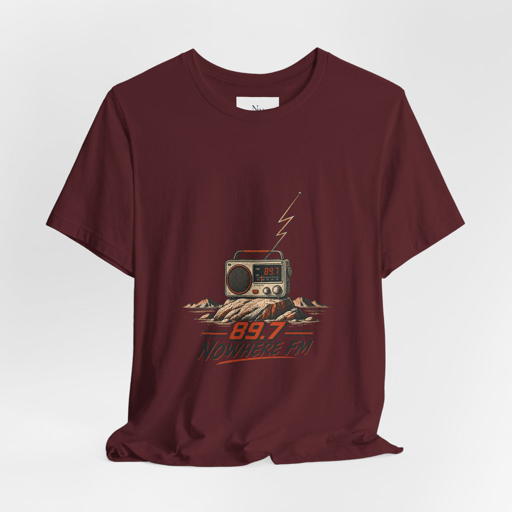 Desert Radio Tee — '89.7 Nowhere FM' Vintage Desert Radio Graphic T-Shirt