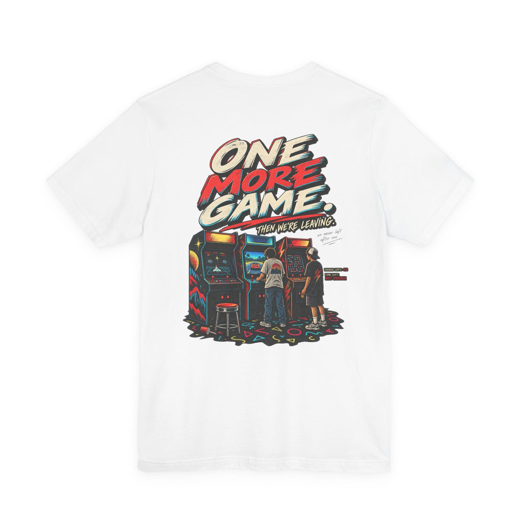 Insert Coin Arcade T‑Shirt — "One More Game" Retro Gaming Tee