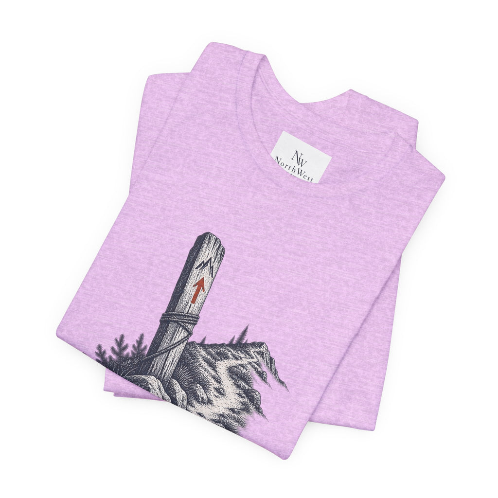 Take The Long Way T‑Shirt — Scenic Hiking Adventure Tee ("Take the Long Way" / "The Long Way Home")