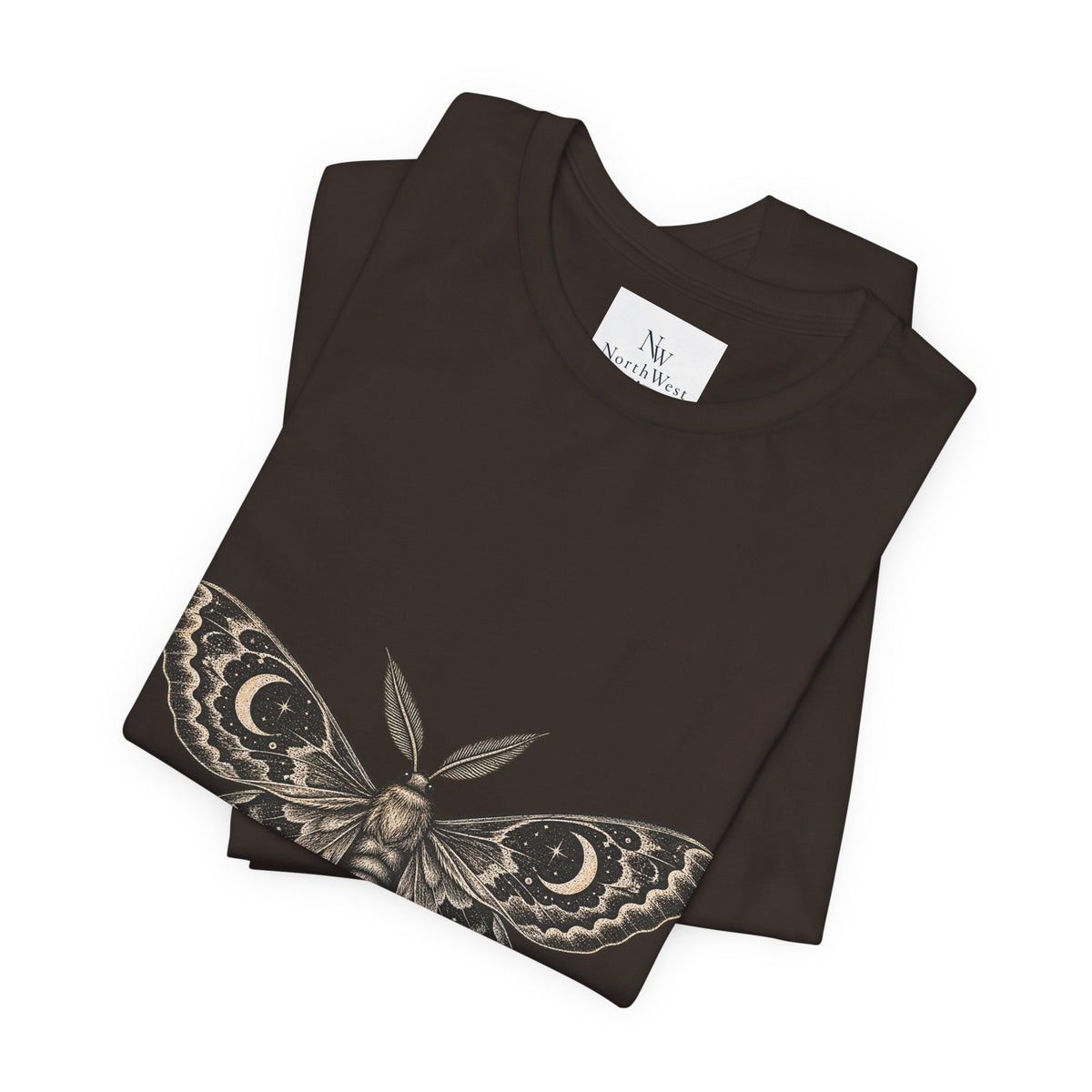 Meet Me After Sunset Tee — Vintage Moth & Moon Graphic T-Shirt