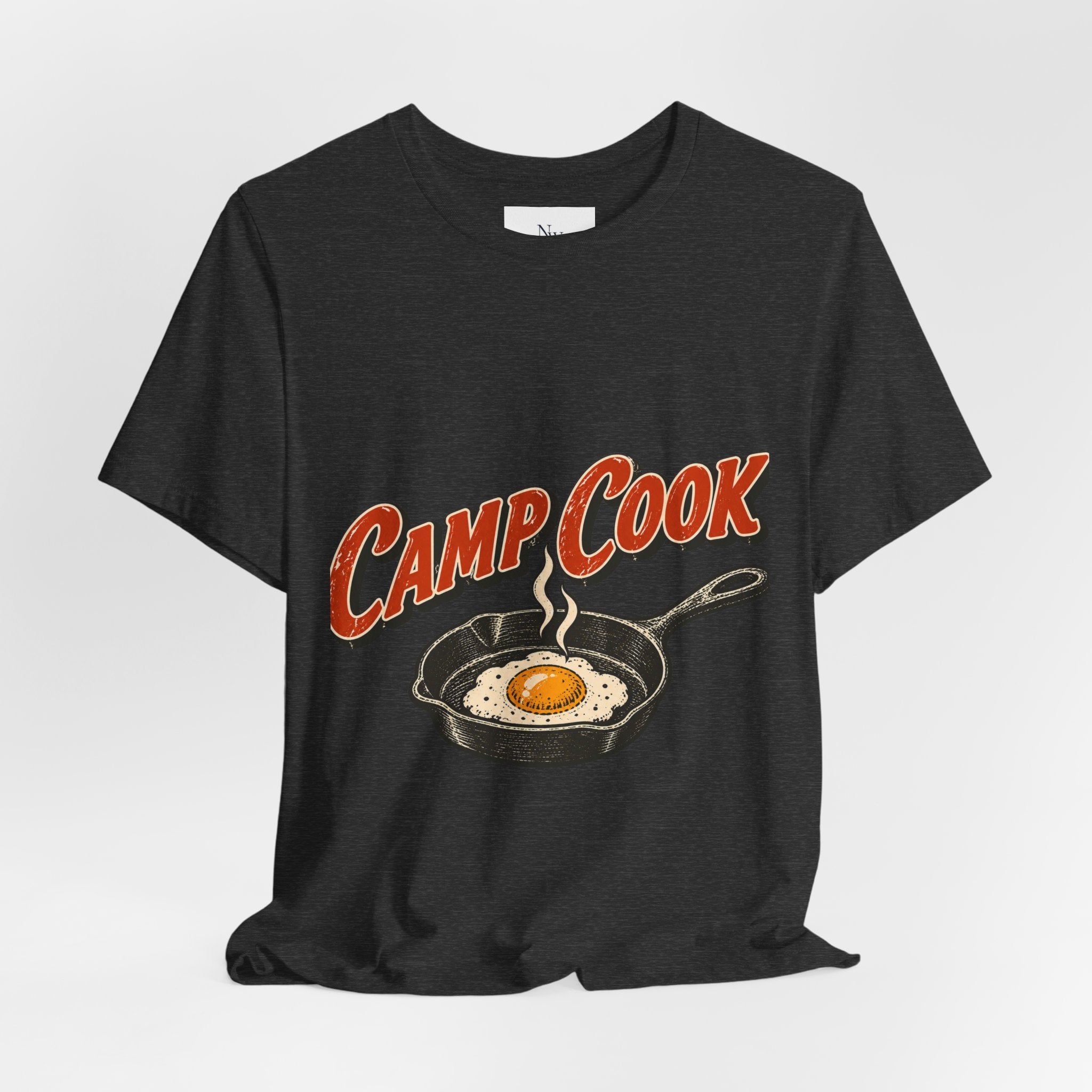 Camp Cook T‑Shirt — “Breakfast Tastes Better Outside” Camping Tee