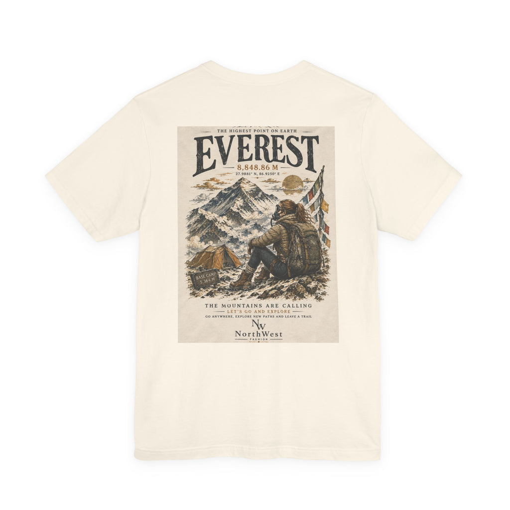 Everest Adventure Tee — Mountain Climber Vintage Graphic T‑Shirt