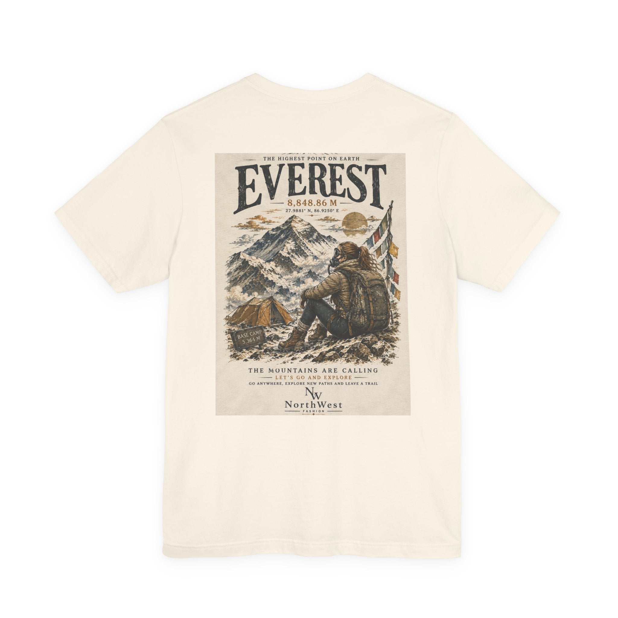 Everest Adventure Tee — Mountain Climber Vintage Graphic T‑Shirt
