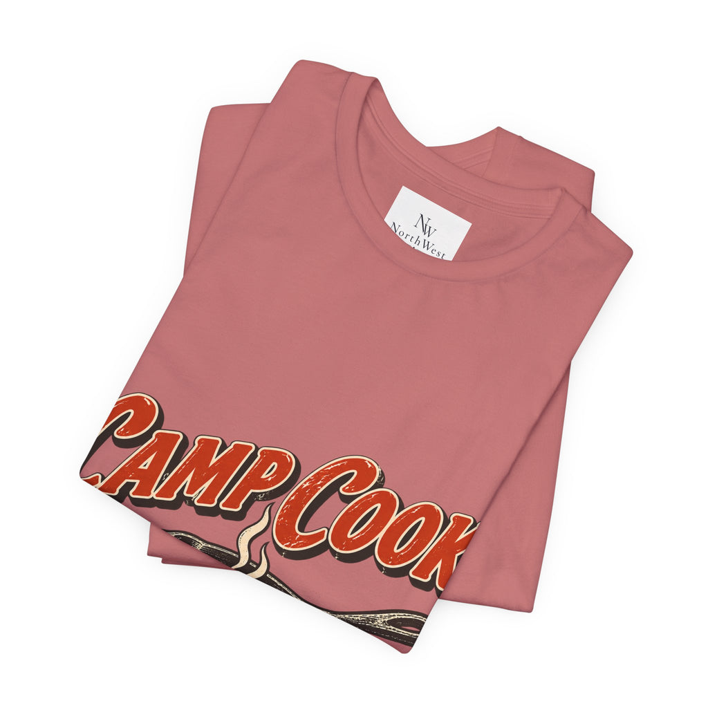 Camp Cook T‑Shirt — “Breakfast Tastes Better Outside” Camping Tee