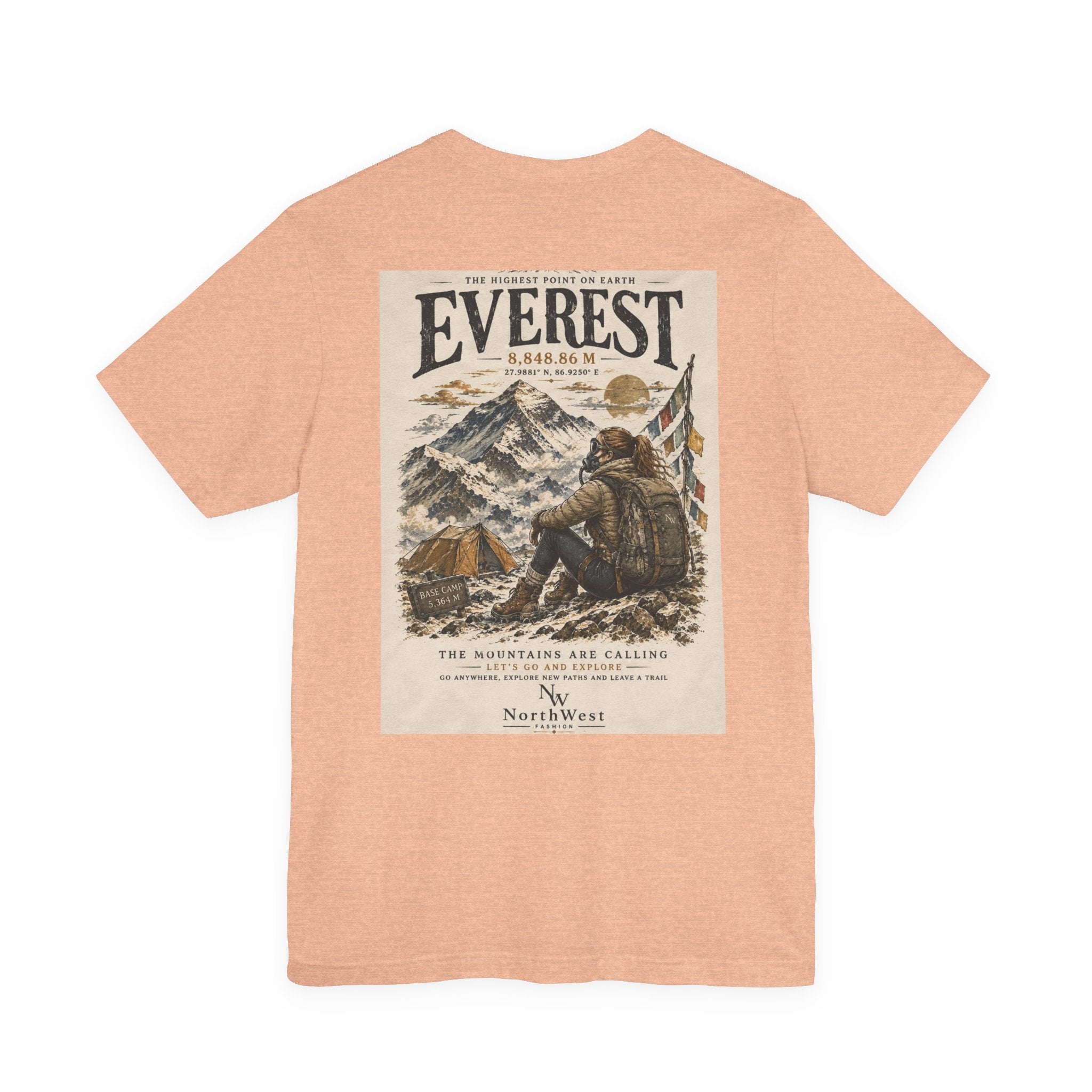 Everest Adventure Tee — Mountain Climber Vintage Graphic T‑Shirt