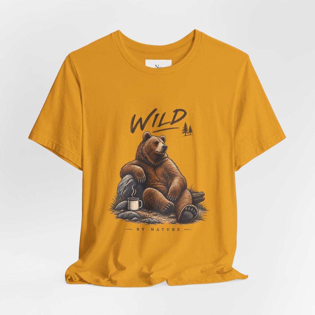 Wild at Heart Bear T-Shirt — Outdoor Nature Graphic Tee