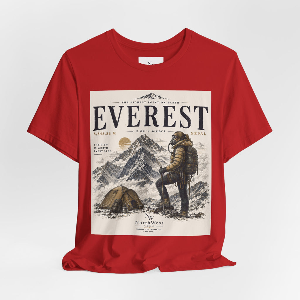 Everest Adventure Tee — Mountain Climber Vintage Graphic T‑Shirt