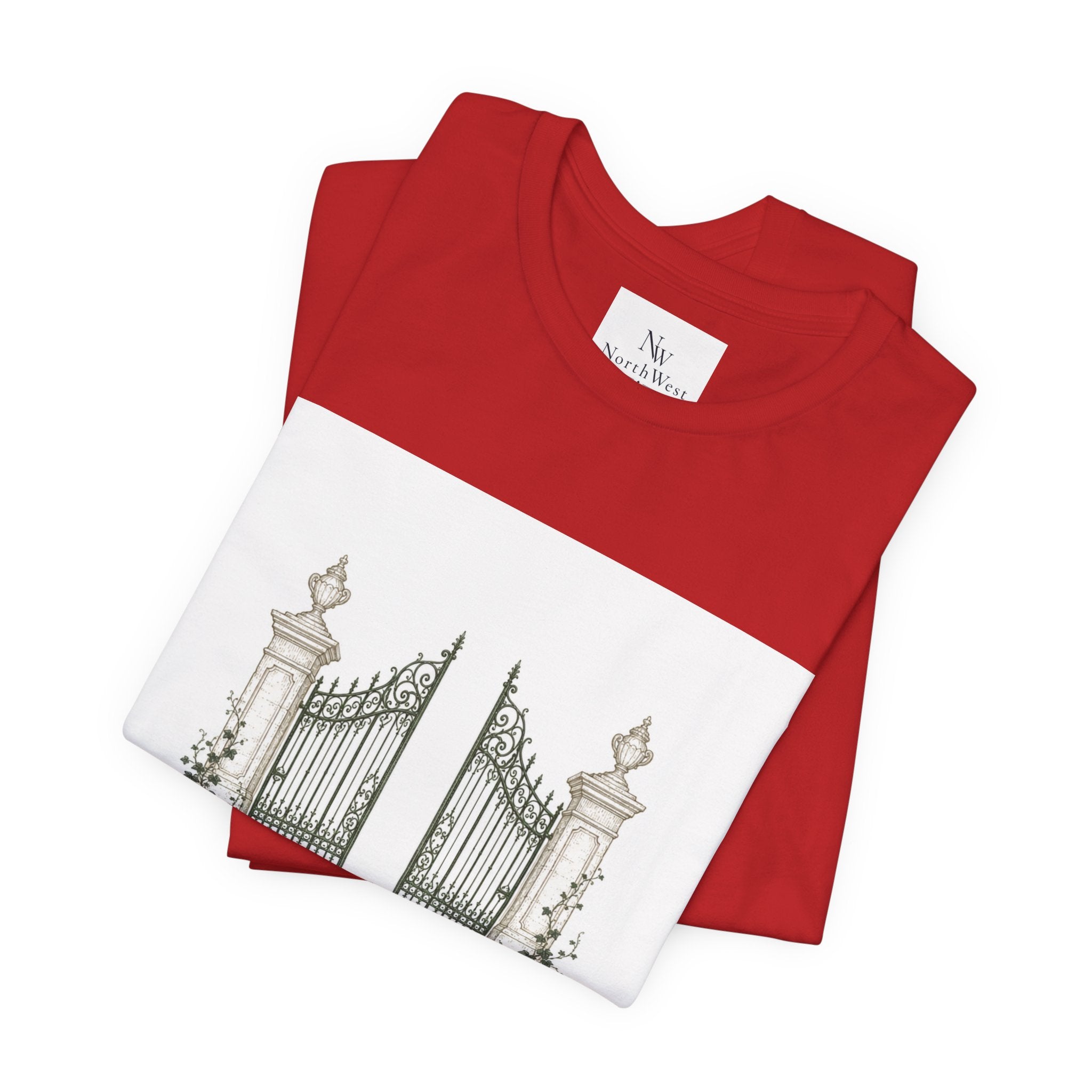 Private Grounds Tee — Vintage Garden Gate Graphic T‑Shirt