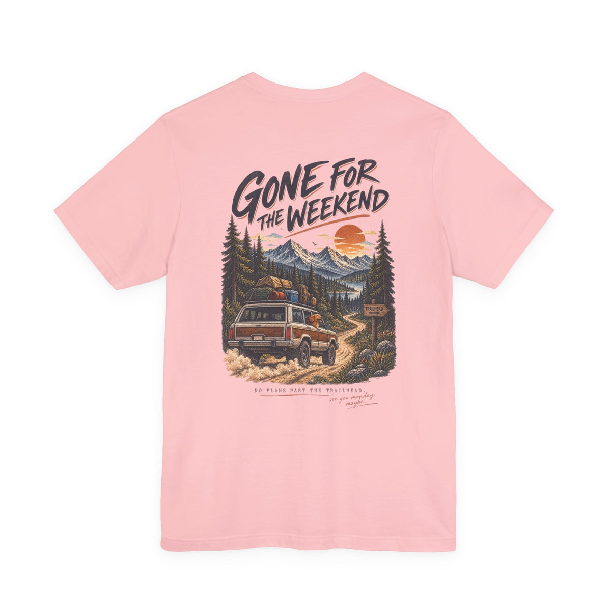 Adventure Tee — "Gone for the Weekend" Off‑Road Van Graphic T‑Shirt